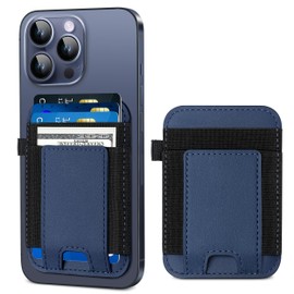 ExtreLife Magnetic Card Wallet Holder with Magsafe, Navy Blue