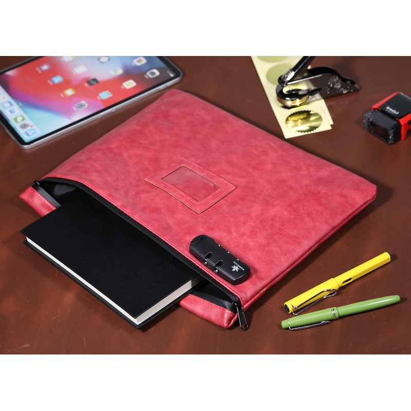 KOSMCCO Notary Bag with Lock, 13.6 x 10 Inches Heavy