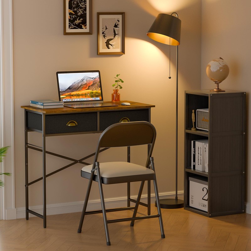 DAOUTIME Small Writing Desk for Kids Bedroom, 31.5 Inch Computer