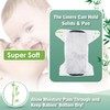 wegreeco Unscented Diaper Liners,Fragance Free and Chlorine Free - 100