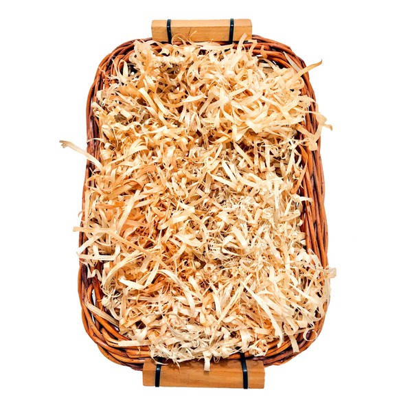 Viruta artesanal decorativa madera natural relleno canastas embalaje compost DON VIRUTAS (500 gr)