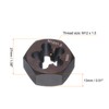 sourcing map Hex Threading Die M12 x 1.5 Metric Thread