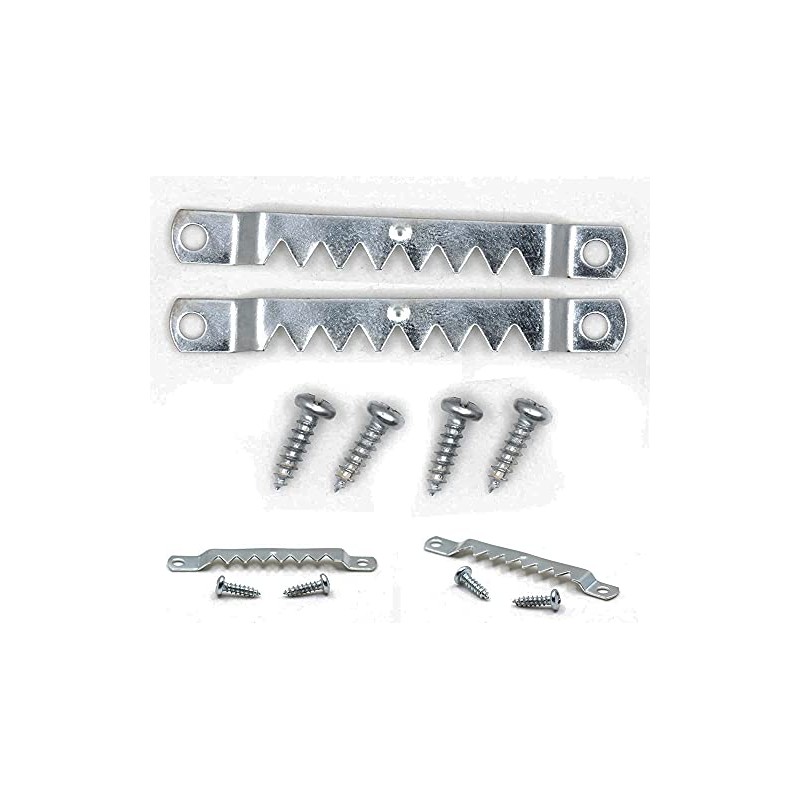 20 Pack - Large Sawtooth Picture Hangers with Screws -