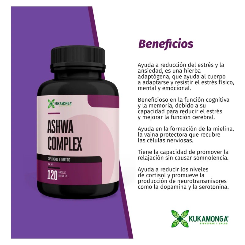 120 Cápsulas Complex Para Apoyar El Sueño Y La Serenidad