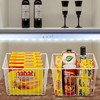 iPEGTOP Deep Refrigerator Freezer Baskets, Large Household Wire Storage Basket