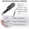 carleef 2PCS Motorcycle Turn Signals,Bright Cool 12LED Motorcycle Turn Signal