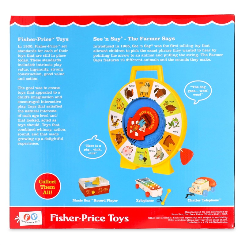 Fisher Price Classics - Farmer Says See 'n Say -