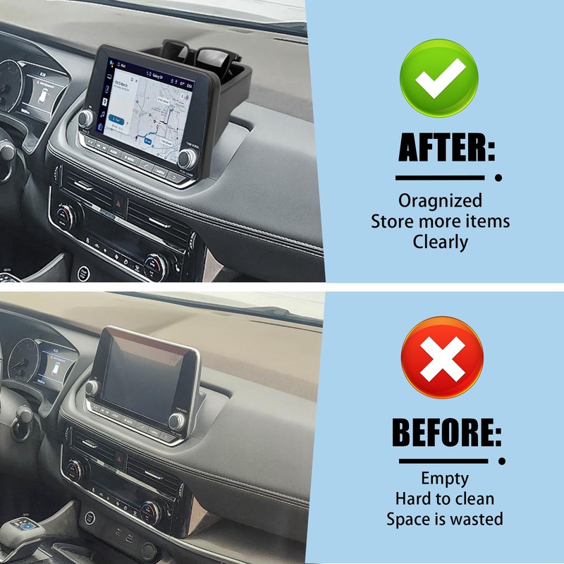 Neepiar Center Console Organizer Compatible with 2021-2025 2026 Nissan Rogue