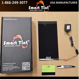Smart Tint® 1 Piece Black Genuine Smart Tint Switchable Glass Smart film USA Manufactured