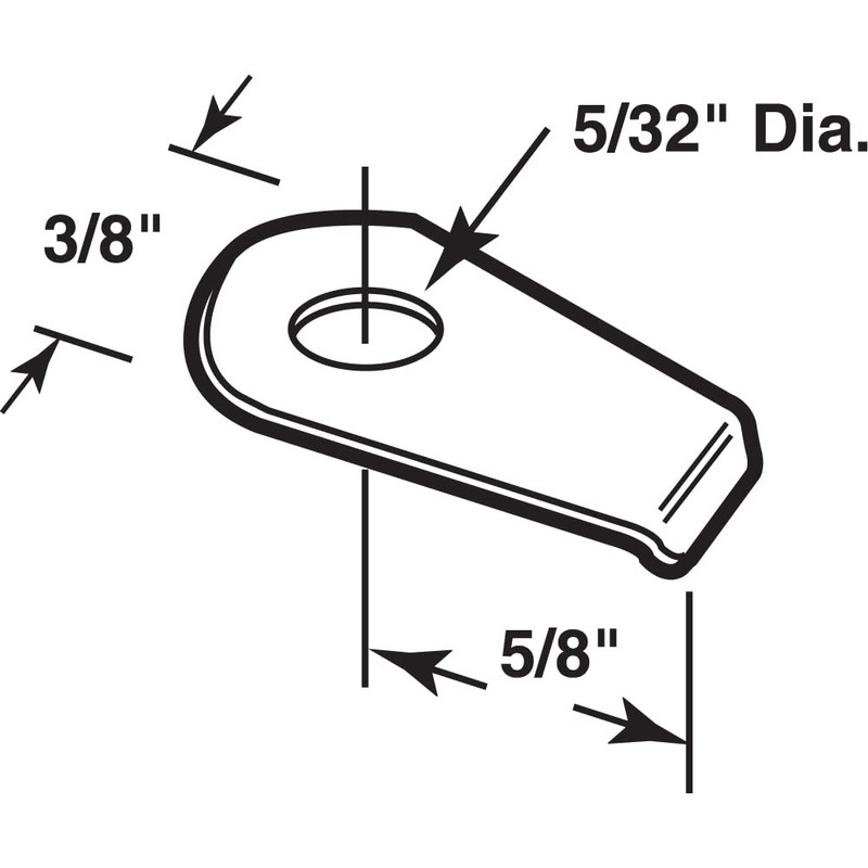 Prime-Line PL 14601 Screen Clips with Screws, Aluminum (1000 Pack)
