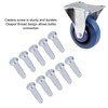 10Pcs Casters Screw Sturdy Durable Convenient Widely Application Conventional Screws