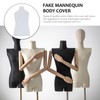 ULTECHNOVO Mannequin Fabric Cover White Mannequin Cover Mannequin Top Fabric