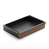 Under Desk Drawer, Solid Walnut Wood Panel – Sturdy Ball