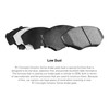 R1 Concepts Front Ceramic Series Brake Pads With Rubber Steel