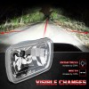CHUSYYRAY Pair 7X6 5x7 LED Headlights Square For Chevy Express