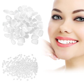 Tooth Repair Kit，Temporary Natural Shade for Filling The Gap, Moldable Thermal Beads Replacement Kit Replace The Missing or Broken Tooth-White-BB2