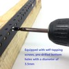Jingchengmei 6U Steel Rack Rails Kit with Hardware - 2
