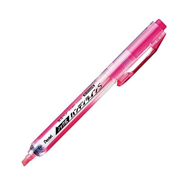Pentel Pack of Highlighter Pens Retractable Handy Line S Pink xsxns15 – P Together Set [3 Pieces]