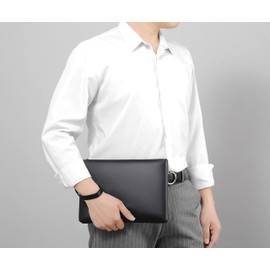 FSD.WG Mens Clutch Bag Man Purse Handbag 12 inches Large Hand Bag Big Clutch Wallet