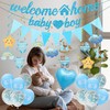 Benvenuto a casa, decorazione per bambini, 34 pezzi, blu, Welcome