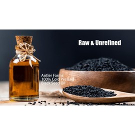 Antler Farms Antler Farms - Black Seed Oil Softgel Capsules -100% Pure, Virgin, Cold-Pressed 60 Softgels, 500mg C 2% Thymoquinone, Turkish Black Cumin Nigella Sativa Seed Oil