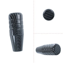 Unbranded Universal JDM Carbon Fiber Aluminum Manual Gear Stick Shift Knob Lever Shifter