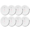 Wsdcam Glass Break Sensor Alarm 125dB Ultra-Slim Wireless Glass Break