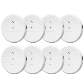 Wsdcam Glass Break Sensor Alarm 125dB Ultra-Slim Wireless Glass Break Detector Window Alarm Vibration Sensor for Home Window and Door Security (8)