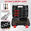 Jurtmy 61Pcs Thread Restorer Kit, Rethread Repair Tool, UNC, UNF
