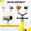 V Head Pipe Jack Stand, Heavy Duty Pipe Stand, 2500LB
