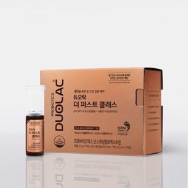Launching Duolac The First Class (10-day supply) 1 unit / 100 billion injection lactic acid bacteria probiotic dual formulation / 런칭 듀오락 더 퍼스트 클래스(10일분) 1개 / 1000억 투입 유산균 프로바이오틱스 이중제형