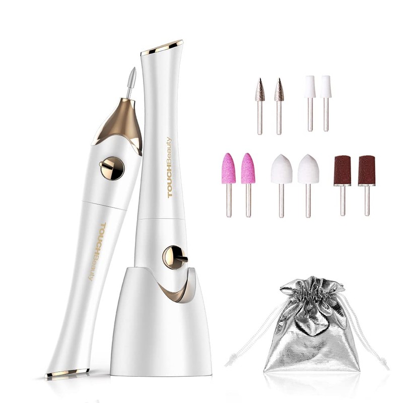 TOUCHBeauty Manicure/Pedicure Kit with UV Light and 5 Replacement nail