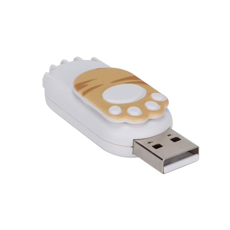 Flash Drive Cat Paw Shape Portable U Disk Large Storage