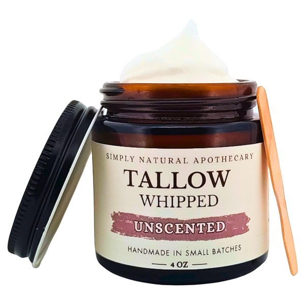 Tallow Balm - Whipped & Handmade -w/Marula Oil- Moisturizing Face
