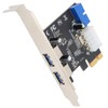 PCIE to USB3.0 Expansion Card 2 Ports High Speed Stable
