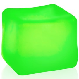 MUYMUT Sensory Stress Cube – High-Density Gel Filled Squishy Toy with Matte Texture for Kids & Adults, Stress and Anxiety Relief Fidget, Autism-Supportive, 1-Pack in Green
