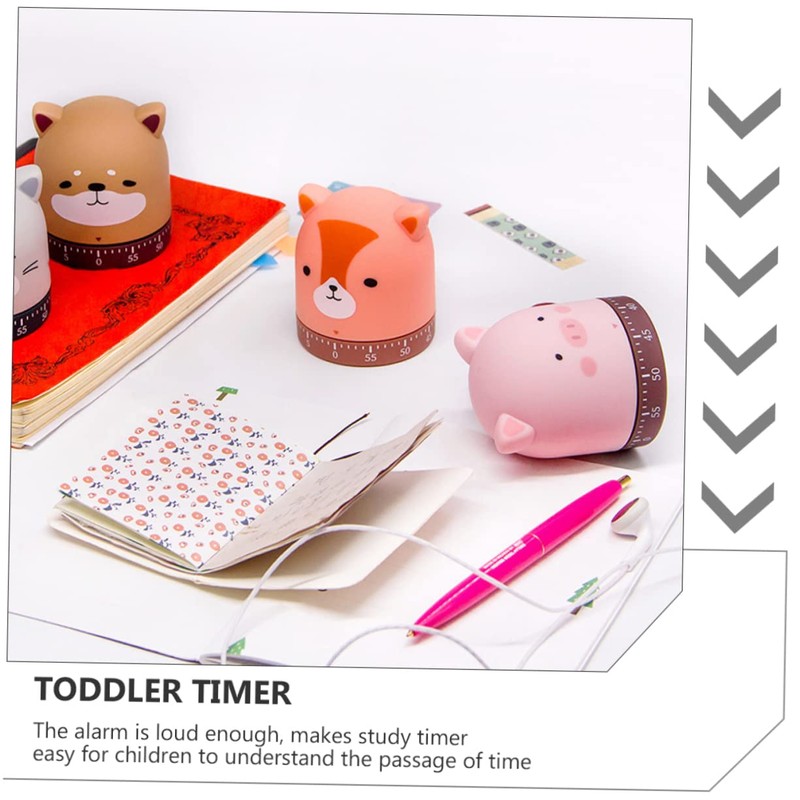 GRIRIW 2pcs Timer Mechanical Countdown Timer for Cooking Study and