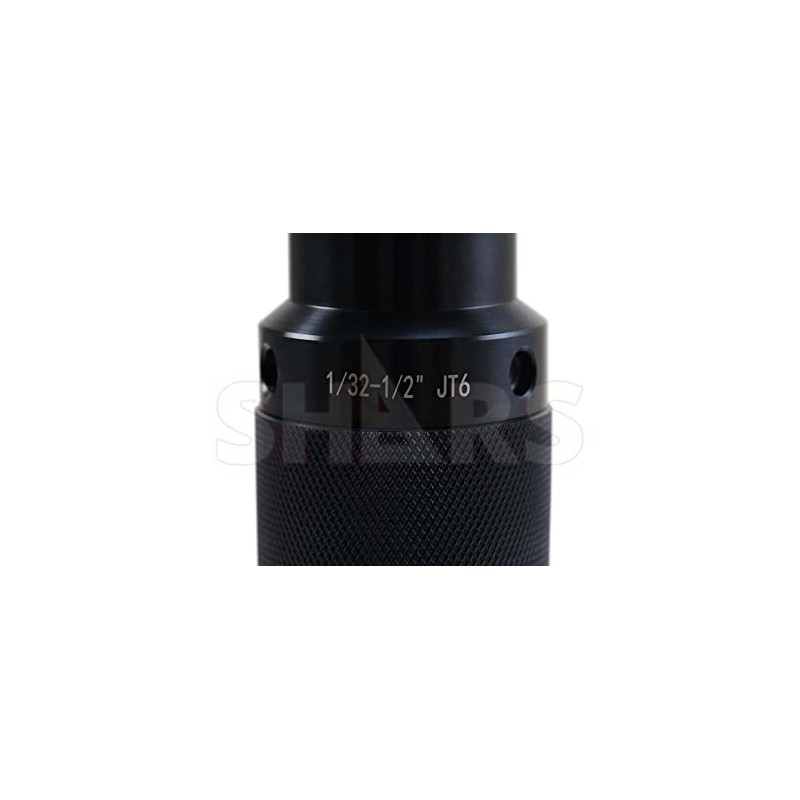 Shars 1/32-1/2" Heavy Duty Keyless Drill Chuck & R8 JT6