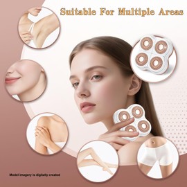 Women Legs Remover Replacement Heads, Compatible with Flawless Legs Shaver