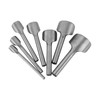 7pcs /set DIY Leather Carft Half Round Punch Belt End