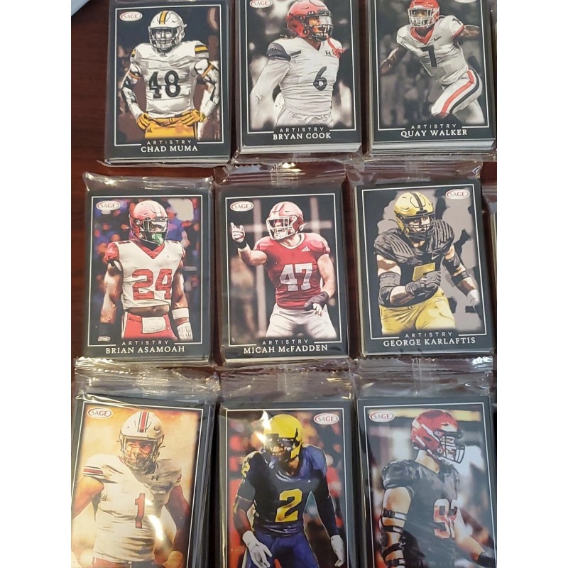 2022 Sage Artistry Football - Sealed / Unopened Random Pack