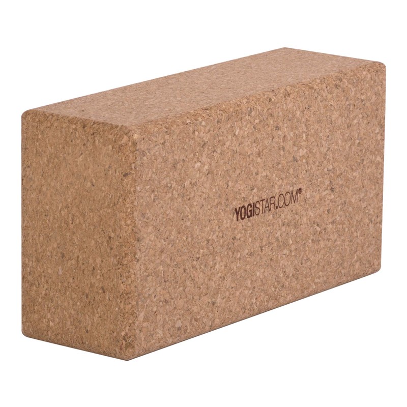 Yogistar Yoga Block Yoga Block – Cork Size:supers. (23x15x10)