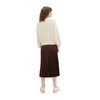 TOM TAILOR Women's Midi Skirt, 13048 - Brushwood Brown