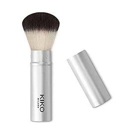 KIKO Milano Smart Allover Powder Brush 104 | Retractable Brush for Face Powder, Synthetic Bristles