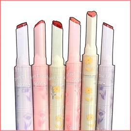 Pack de 6 Labiales Coreanos Hidratantes con Aroma Frutal, Set de Tintas en Barra de Larga Duracin, Cosmtica K-beauty Tonos Pastel Nude y Rosas para...