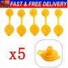 Unbranded 5Pcs Yellow Fuel Gas Can Jug Vent Cap Blitz