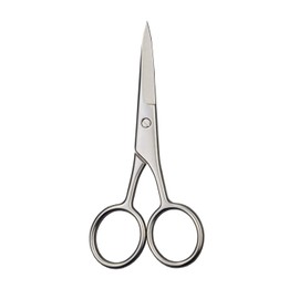 Motanar Professional Grooming Scissors for Personal Care Facial Hair Removal and Ear Nose Eyebrow Trimming Stainless Steel Straight Tip Scissors Men (Pointed-end Scissor)
