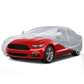 Favoto Waterproof Car Cover Outdoor - Compatible with Ford Mustang (1964-2024) Coupe Car Cover Heavy Duty Dust Rain Sun Snow Protection