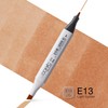 Copic Classic, Dual-Tip Alcohol Marker, E13-Copic, Light Suntan