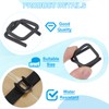 PATIKIL 50 Pcs Galvanized Wire Buckle Fit for 1/2 Inch